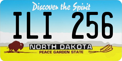 ND license plate ILI256