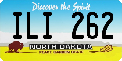 ND license plate ILI262