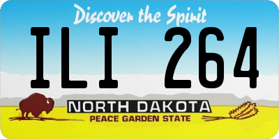 ND license plate ILI264