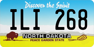 ND license plate ILI268