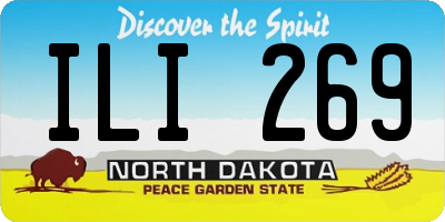 ND license plate ILI269
