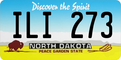 ND license plate ILI273