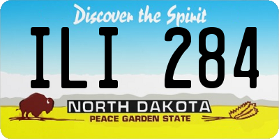ND license plate ILI284