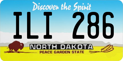 ND license plate ILI286