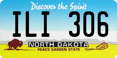 ND license plate ILI306