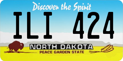 ND license plate ILI424