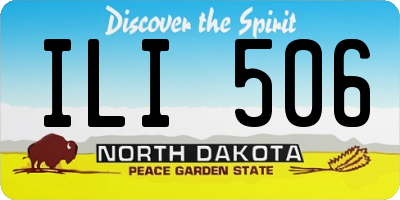 ND license plate ILI506
