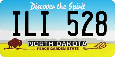 ND license plate ILI528