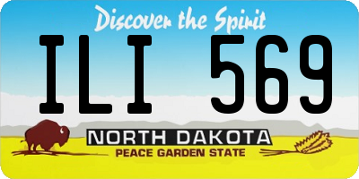 ND license plate ILI569