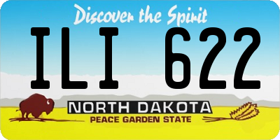 ND license plate ILI622