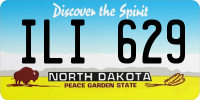 ND license plate ILI629