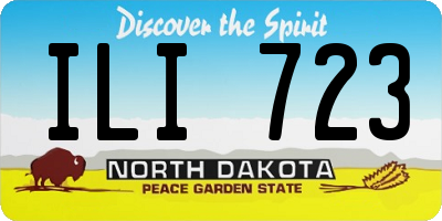 ND license plate ILI723