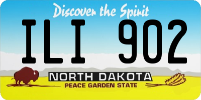 ND license plate ILI902