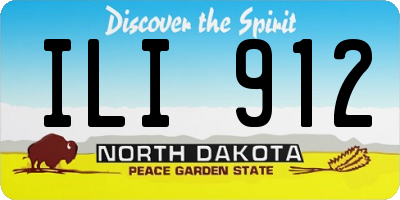 ND license plate ILI912
