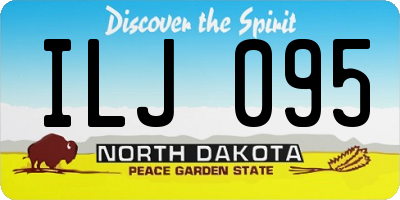 ND license plate ILJ095