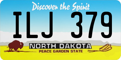ND license plate ILJ379