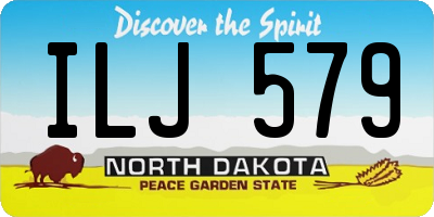 ND license plate ILJ579