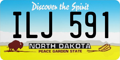 ND license plate ILJ591