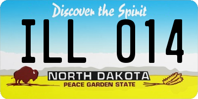ND license plate ILL014