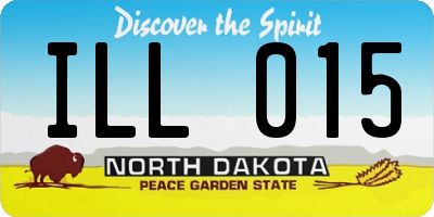 ND license plate ILL015