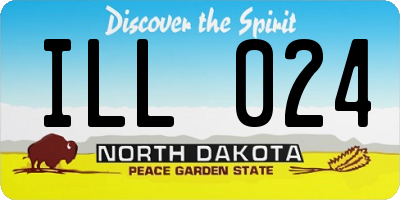 ND license plate ILL024