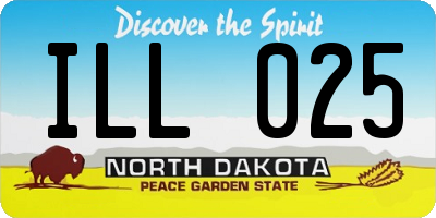 ND license plate ILL025