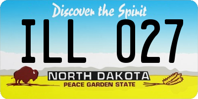 ND license plate ILL027