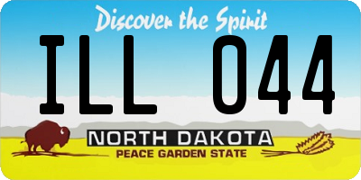 ND license plate ILL044