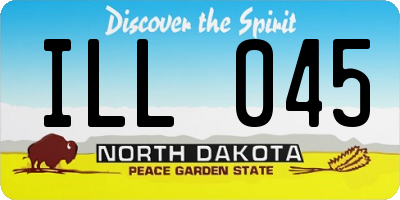 ND license plate ILL045