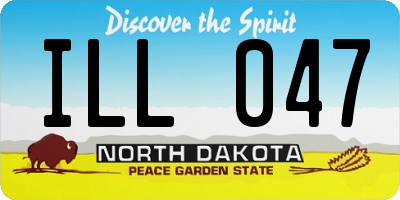 ND license plate ILL047