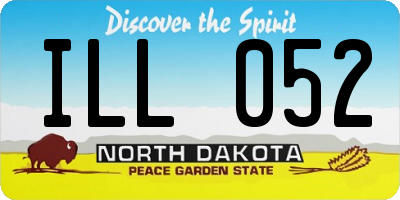 ND license plate ILL052