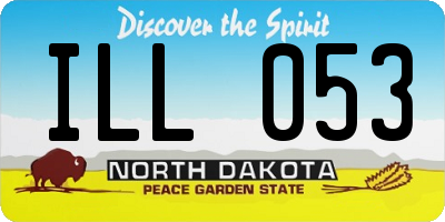 ND license plate ILL053