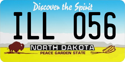 ND license plate ILL056