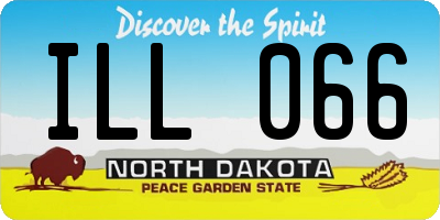 ND license plate ILL066