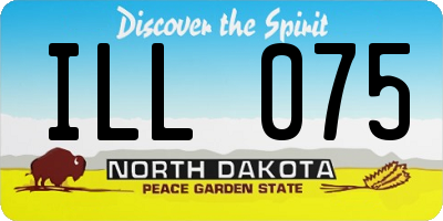 ND license plate ILL075