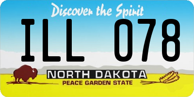ND license plate ILL078