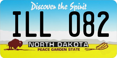 ND license plate ILL082