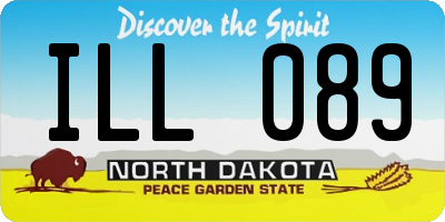 ND license plate ILL089