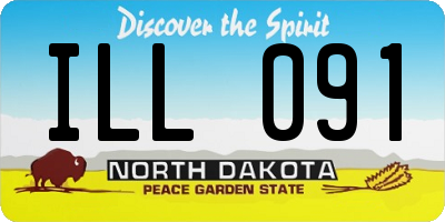 ND license plate ILL091