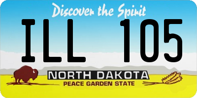 ND license plate ILL105