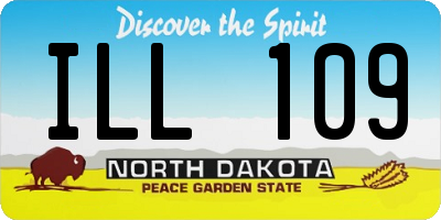 ND license plate ILL109