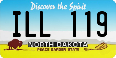ND license plate ILL119