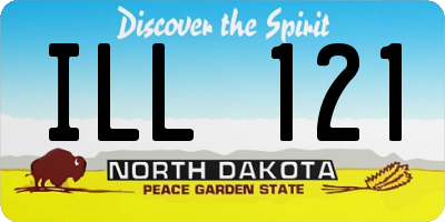 ND license plate ILL121