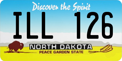 ND license plate ILL126