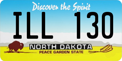 ND license plate ILL130