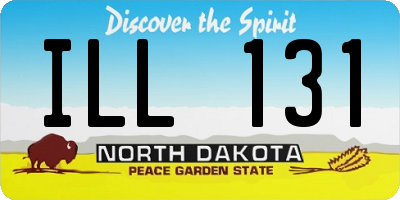 ND license plate ILL131