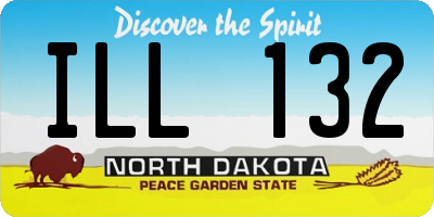 ND license plate ILL132