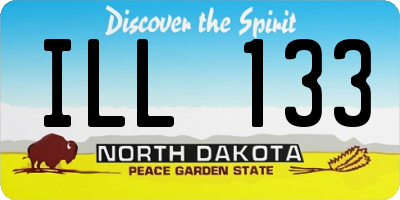 ND license plate ILL133