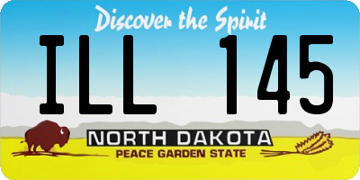 ND license plate ILL145