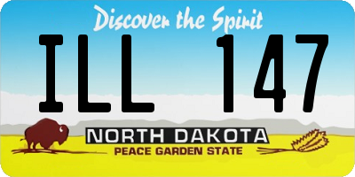 ND license plate ILL147